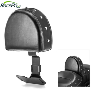 RACEPRO Dossier de moto clouté noir et marron facile à enfiler Dossier de barre Sissy pour Indian Chief Chieftain 2014-2020 - Product Image 1