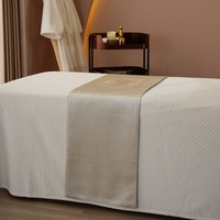 Chemin de lit décoratif personnalisé pour table de massage SPA lit facial hôtel utilisation toutes saisons
