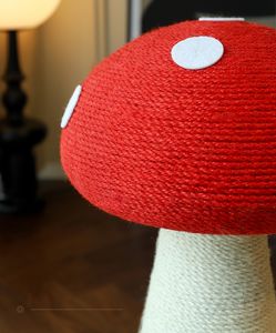 Simpatico fungo Design gatto torre albero giocattolo per l'arrampicata giocando in legno torre del gatto con corda di Sisal gatto Scratcher albero - Product Image 3