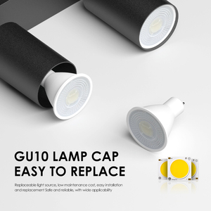 Spot LED Moderne en Aluminium Multi-Têtes <span class=keywords><strong>GU10</strong></span> MR16, Angle Réglable, Montage en Surface, 7W, Faisceau Rotatif, Downlight pour Maison et Bureau - Product Image 2