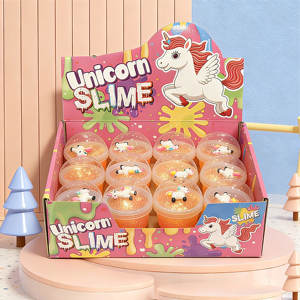 JITENG Nuovo Arrivo Slime Magico Creativo in Cristallo Super Elastico con Accessorio Unicorno - Product Image 2