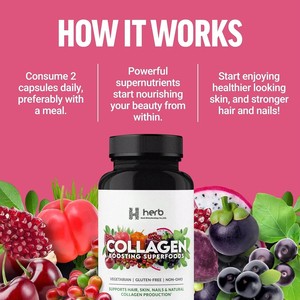 OEM/ODM Private Label Multi-Vitamin Beauty Product for Hair Skin Nail Health Wrinkle-Fighting Support <b>Collagen</b> Capsules - Product Image 4