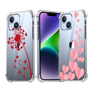Ốp điện thoại <span class=keywords><strong>TPU</strong></span> chống sốc Luxury Love Heart dành cho iPhone 14 Pro Max, tương thích với 15 Pro, 8 Plus, 17 Pro Max, chất liệu in họa tiết bên trong - Product Image 6