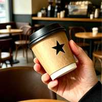 Gobelets à café en papier kraft à double paroi de haute qualité, écologiques, biodégradables, compostables, recyclables pour la maison et les fêtes