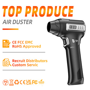 JUFINX Souffleur Électrique Rechargeable Haute Puissance à Ventilateur Turbo, 3 Vitesses Réglables, Dépoussiéreur à Air Comprimé pour Atelier et Barbecue - Product Image 1