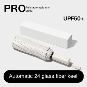 Paraguas Plegable de 3 Secciones, Compacto, Portátil, Resistente a la Lluvia y a los Rayos UV, con Protección Solar, para Regalos Promocionales, con Impresión de Logotipo, Venta al Por Mayor - Product Image 2