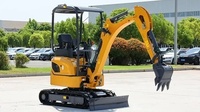 Excavatrice sur chenilles chinoise XE18E 2026, garantie 1 an, moteur haute efficacité, PLC, boîte de vitesses, roulement, godet de 0,04 m pour la construction
