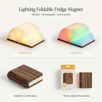 Lámpara Plegable con Diseño de la Estatua de la Libertad, Imán para Refrigerador 2 en 1, Luz Nocturna LED Magnética, Diseño Portátil a Prueba de Agua, Regalo con el Símbolo de Nueva York