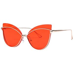 Nuevas Gafas de Sol de Moda, Lujosas, Vintage, Metálicas, con Marco Grande de Mariposa, Protección UV400, Gafas de Sol de Ojo de Gato para Mujer 2020 - Product Image 4