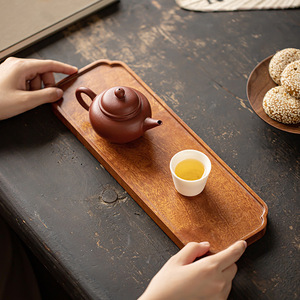 Chinese solid wood <b>tray</b>, Kung Fu <b>tea</b> set, small dry brewing <b>tray</b>, square restaurant <b>tray</b>, coffee cup and <b>tea</b> <b>tray</b> - Product Image 3