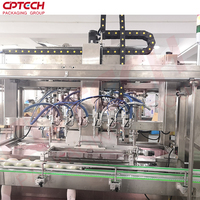 Machine de remplissage de parfum avec suivi et conception de buse de plongée pour bouteille en plastique à grande vitesse avec bouchon de pulvérisation ligne de remplissage