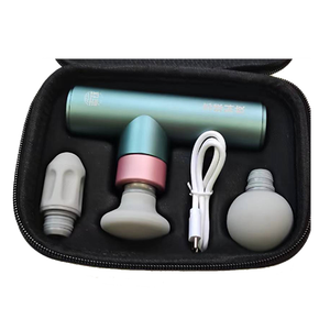 Masajeador muscular profundo inalámbrico portátil <span class=keywords><strong>Mini</strong></span> pistola de masaje Facial Fascia con función de calor Aplicación en el cuerpo y la cabeza - Product Image 1