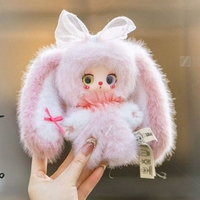 Nouvel Arrivage – Boîte Mystère Originale Cureplaneta Liila's Rainbow Candy Bunny Series – Nouveau Porte-clés Peluche Mignon pour Cadeaux