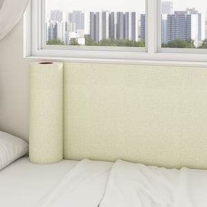 Rouleau de <span class=keywords><strong>papier</strong></span> <span class=keywords><strong>peint</strong></span> à texture de lin <span class=keywords><strong>multicolore</strong></span> auto-adhésif imperméable pour plafond mural de chambre à coucher et de chevet-pour application extérieure - Product Image 6