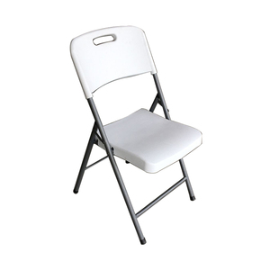 Ktk-silla plegable ligera con diseño personalizado, silla plegable de plástico blanco para exteriores, cómoda y moderna, para eventos - Product Image 1