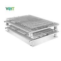 Conteneur pliable en treillis métallique robuste pour stockage industriel