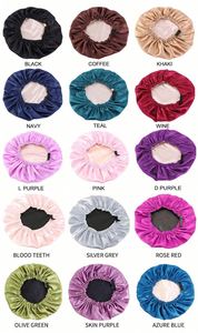 Bonnet de nuit en satin réglable pour femmes, idéal pour cheveux bouclés naturels, double couche anti-frisottis, doux, cadeaux promotionnels - Product Image 2