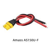 Câble adaptateur pour Verifone CBL 268-004-01-c, connecteur Amass Xt90 vers Xt60, câble à contact en laiton, fil en silicone, application alimentation