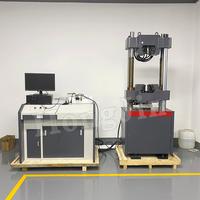 Máquina de prueba universal hidráulica servo electrohidráulica Material resistencia a la tracción flexión rasgón máquina de tracción hidráulica