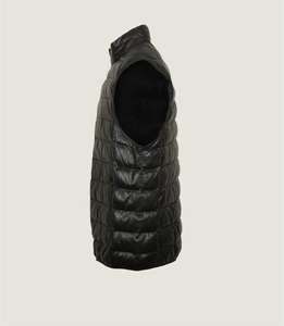 Chaleco Acolchado para Hombre, de Lana, Transpirable, Relleno de Poliéster, Chaleco Acolchado, Ropa de Abrigo sin Mangas para Invierno - Product Image 3