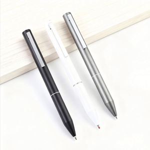 Personalized High End Black <b>White</b> Custom Logo Gift Metal Business Ball <b>Pens</b> Writing Smoothly Metallic Texture Gel <b>Pen</b> - Product Image 1
