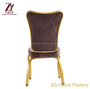 Chaises de Banquet d'hôtel en aluminium à dos d'aile haute en gros portables et durables pour l'utilisation d'entrée de parc d'atelier d'appartement de villa - Product Image 6