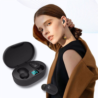 Audífonos Inalámbricos E6S en Oferta, Bajo Precio, 5.3 con Pantalla Digital, Resistentes al Agua IPX-5, Control Táctil, Manos Libres
