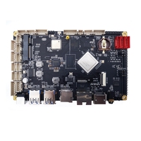 Placa Base para Señalización Digital RK3568 1TOPS 4K WiFi 6 4G 6 USB para Proyectos de Sistemas de Visualización Publicitaria Comercial