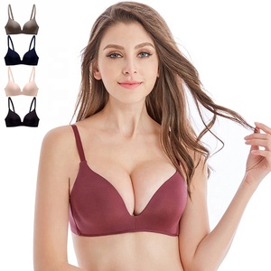 Seamless Bras for Women Push up Bras No Wire Brassiere a B Cup Underwear Everyday Comfortable Bra Lingerie Hot Popular Wire Free - Product Image 1