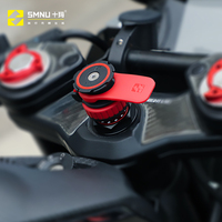 SMNU Support de téléphone portable magnétique universel réglable Support de téléphone rotatif compatible avec la moto