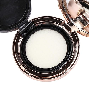 Pressed <b>Compact</b> <b>Powder</b> Case With Puff Inner Empty Makeup Plastic Packaging Foundation Container With Mirror - Product Image 4