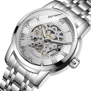 WINNER-reloj mecánico de lujo para hombre, accesorio masculino de acero inoxidable, resistente al agua, luminoso, para ocio y negocios, 8250 - Product Image 1