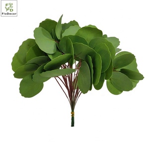 Bán Hot Nhân Tạo Vòng Real Touch Bạch Đàn Chi Nhánh Lá Bouquet Cây Xanh Cho Wedding Party Bảng Trang Trí - Product Image 3