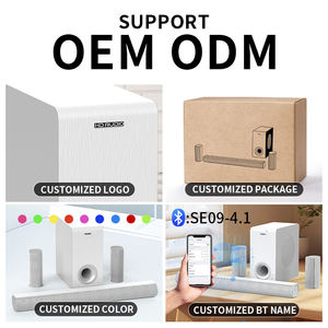 Barre de son détachable 4.1 canaux pour Smart TV, barre de son 120W avec caisson de basses, avec basses profondes et amplification du volume et <span class=keywords><strong>3</strong></span> modes d'égalisation - Product Image 4