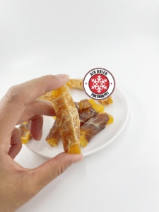 Golosinas deshidratadas para perros de alta calidad, envoltura de pollo Natural, envoltura de pato de calabaza, batata - Product Image 2