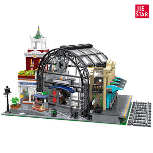 Jeu <span class=keywords><strong>de</strong></span> construction en briques pour garçons, série Scène <span class=keywords><strong>de</strong></span> rue, modèle Auberge médiévale, en plastique ABS, 89148, jouet <span class=keywords><strong>de</strong></span> bricolage transfrontalier - Product Image 5