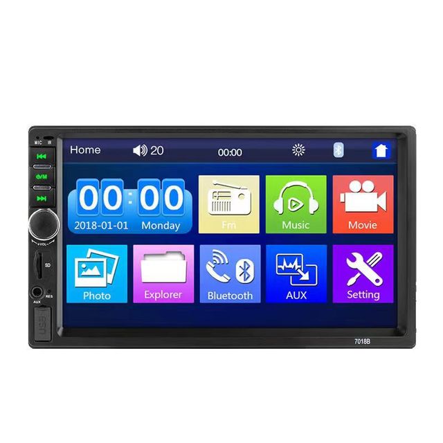 YOSOVLAMP Car Universal Android Apple Universal HD 7-inch Car MP4 Plug-in Card Machine Car MP5 Player