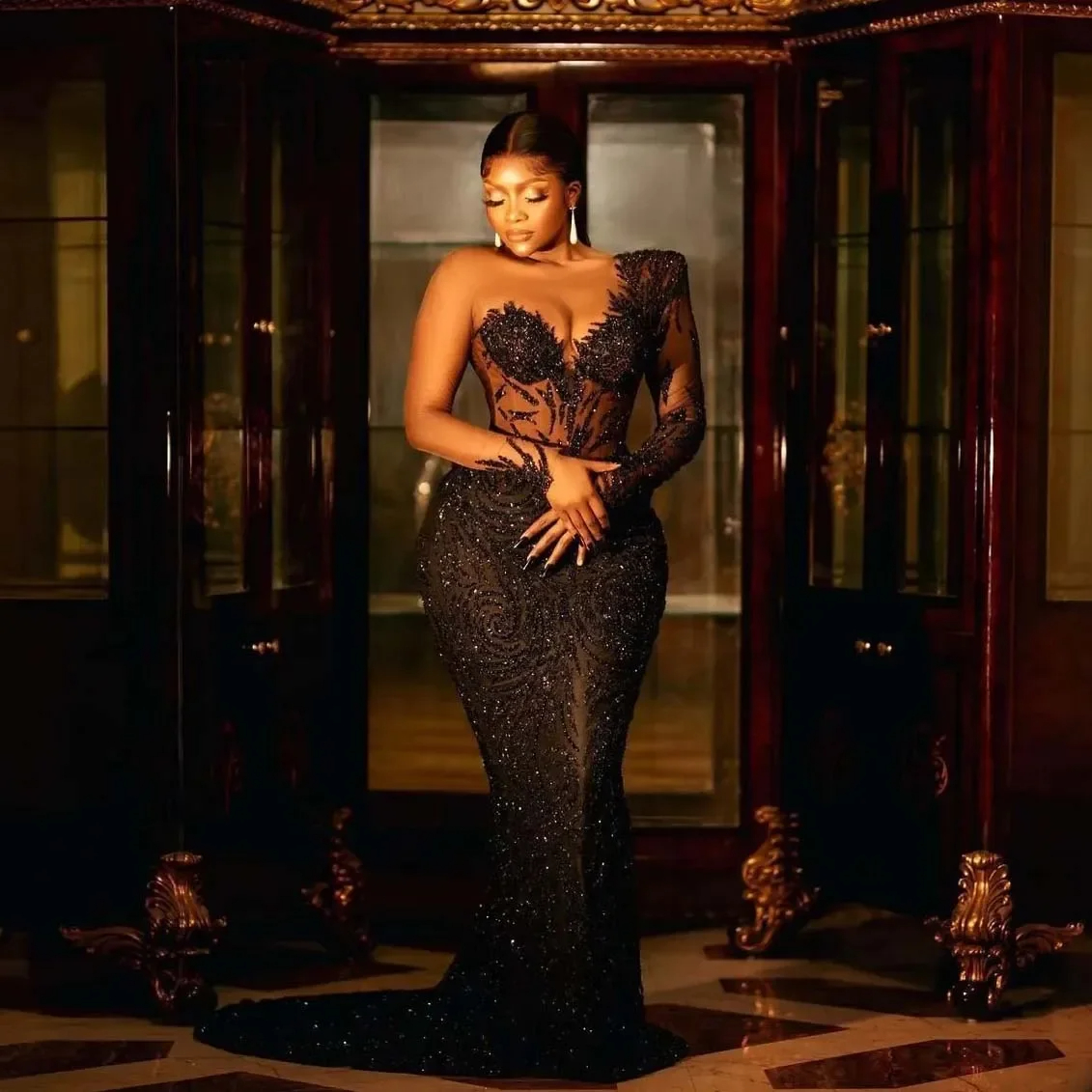 Low Price African Prom Dress Luxurious Beaded Design | Alibaba.com