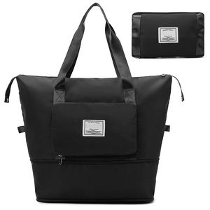 Sac de sport pliable pour femme, sac à chaussures, sac de voyage, compartiment pour chaussures, sac de sport pliable, sacs pour filles - Product Image 1