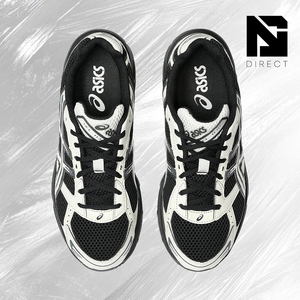 ASICS Gel 1130 'Cream Black' Zapatos de malla para caminar para hombre, zapatillas deportivas clásicas transpirables con cordones y punta redonda - Product Image 4