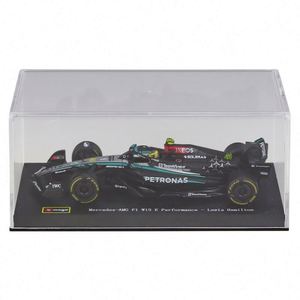 Modèle de voiture de course Formule 1 en alliage moulé sous pression 1:43 2024, style F1, véhicule à roues ouvertes, avec vitrine en acrylique, objet de collection, vente en gros - Product Image 1