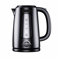 Bouilloire électrique en verre thermostatée de grande capacité 1,8 L, bouilloire intégrée avec fonction de conservation de la chaleur, bouilloire pour faire du thé à la maison, bouilloire de bureau