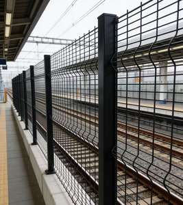 Valla <span class=keywords><strong>de</strong></span> Seguridad <span class=keywords><strong>de</strong></span> Alta Resistencia Anti-Escalada <span class=keywords><strong>de</strong></span> Malla <span class=keywords><strong>de</strong></span> Alambre 358 para Parques Infantiles en Sudáfrica, con <span class=keywords><strong>Puerta</strong></span> para Aeropuerto - Product Image 5