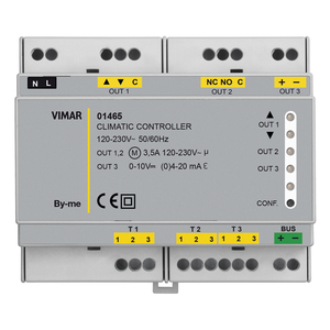 ตัวควบคุมอุณหภูมิ Vimar 120-230V 50/60Hz สำหรับระบบทำความร้อน - Product Image 1