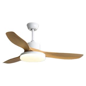 Ventilateur de plafond LED intelligent, silencieux et réglable, grand modèle 52 pouces, pour la décoration intérieure de la maison, de l'hôtel et du salon - Product Image 1