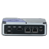 Newest Industrial MINI Box PC N100 with 2*LAN Triple Display HD DP U4K Nano Desktop Computer KIOSK/POS/Digital Signage