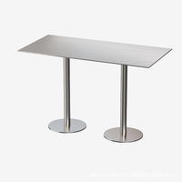 Chaises de table à manger en acier inoxydable de style industriel personnalisé pour restaurant