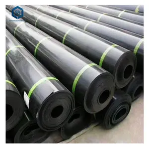 HDPE LDPE LLDPE LDPE PVC材料工业垃圾填埋坝衬垫安装Pe聚鱼塘衬垫土工膜