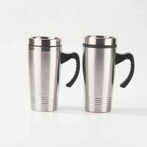 Botella Termo Moderna de Acero Inoxidable con Aislamiento al Vacío, Asa y Tapa, Ideal para Viajes - Product Image 1