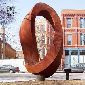 Sculpture en acier corten rouillé, statue en métal pour la décoration de jardin, de rue et de paysage, centre de jardinage BLVE - Product Image 6
